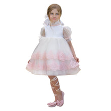Baby Girls | Laila Embroidered Feather Dress | White