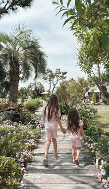 Baby Girls | Top and Biker Shorts Set | Pink