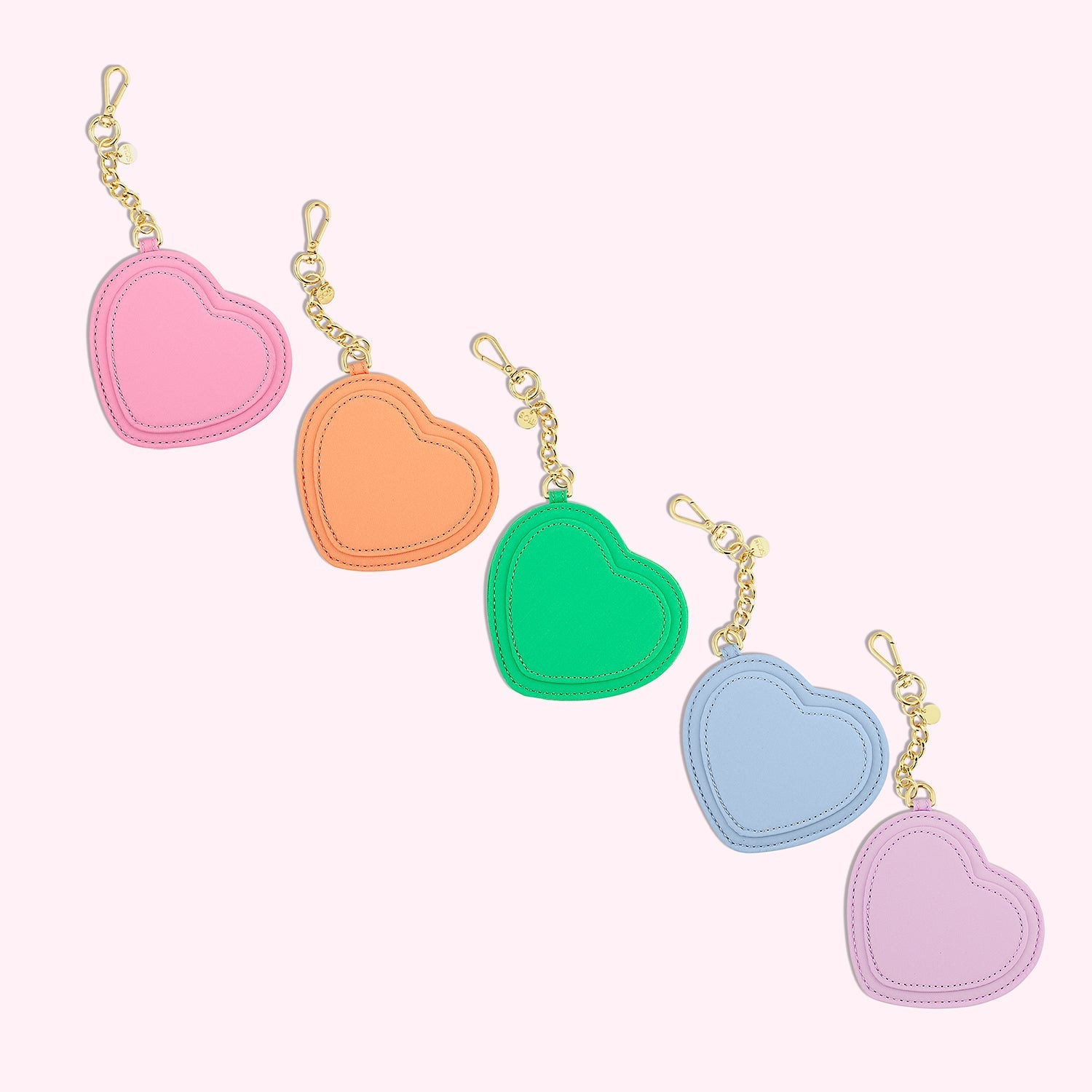 Heart Bag Charm | Flamingo