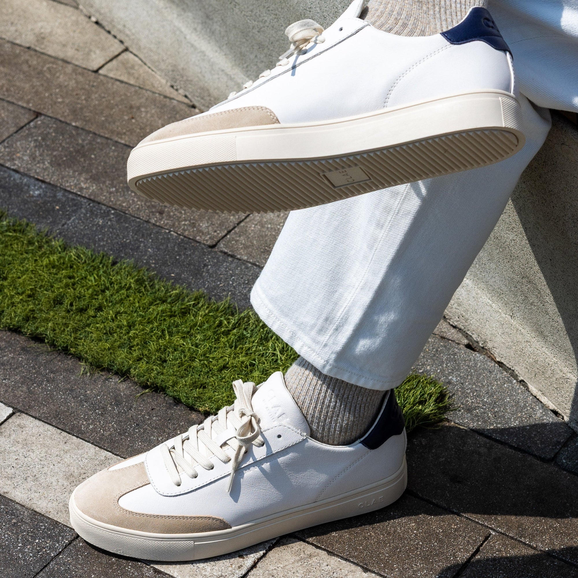 Womens | Deane | Off-White Safari Navy