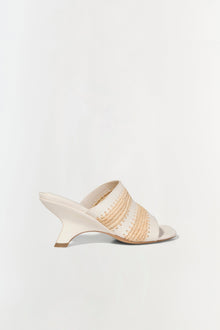 Womens | Shadow Mule Raffia Sandal | Cream