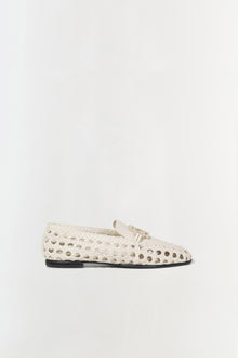 Womens | Dion Woven Loafer | Cream