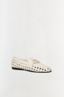 Womens | Dion Woven Loafer | Cream