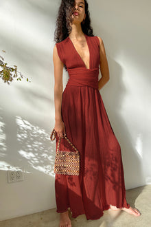 Aruna Jumpsuit | Maroon