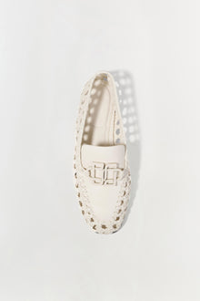 Womens | Dion Woven Loafer | Cream
