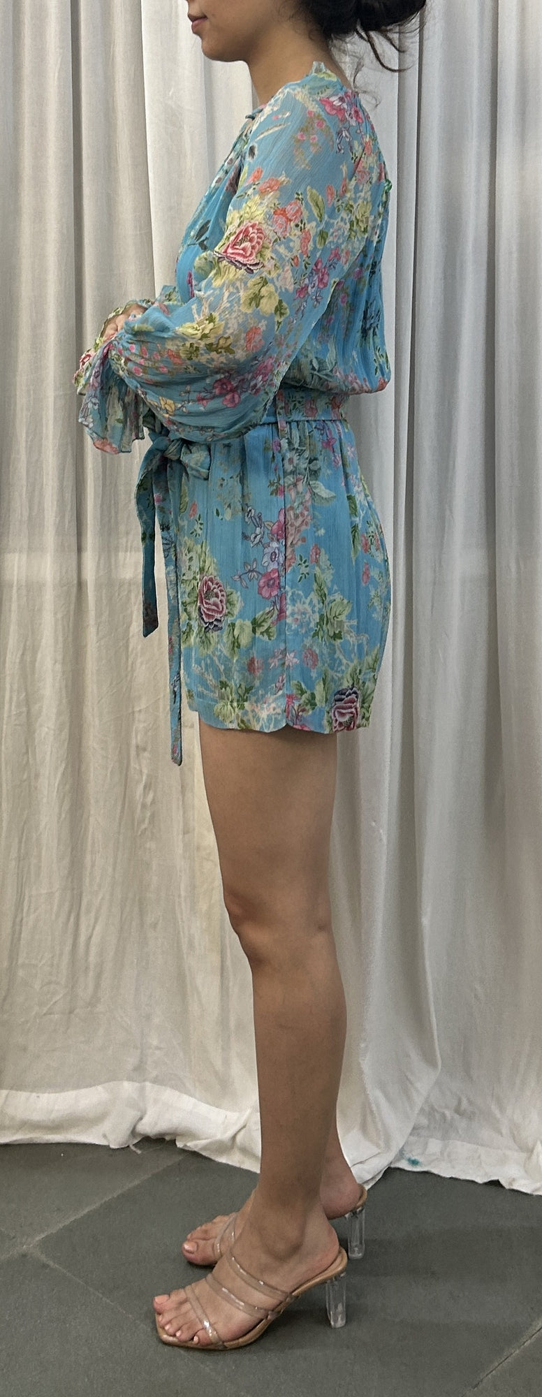 Hemant & Nandita | Chiffon Romper | Blue