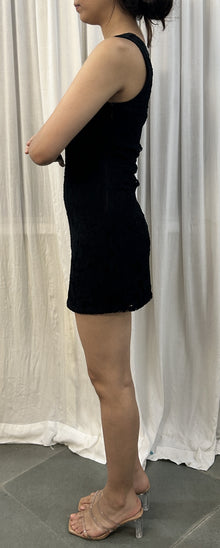 Hemant & Nandita | Poly Short Dress | Black