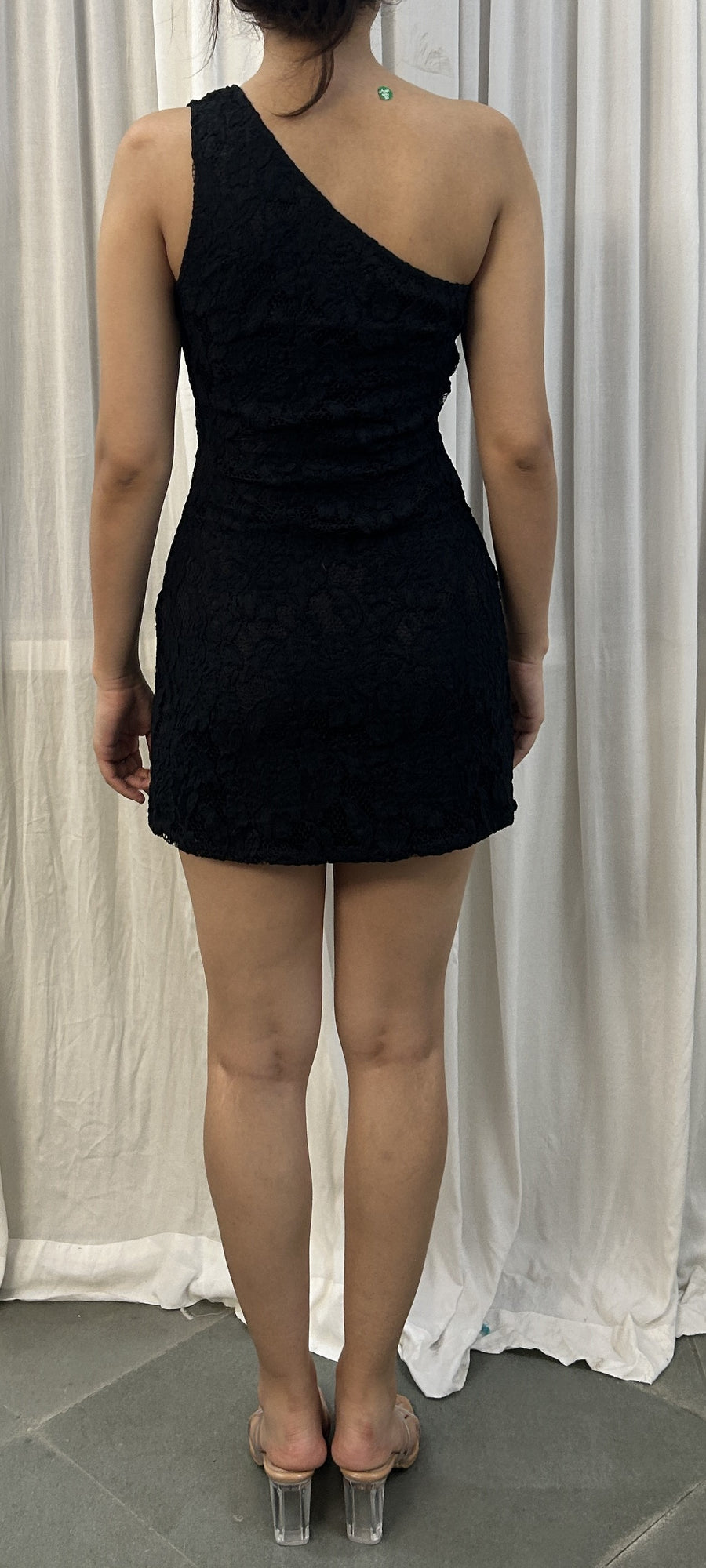 Hemant & Nandita | Poly Short Dress | Black