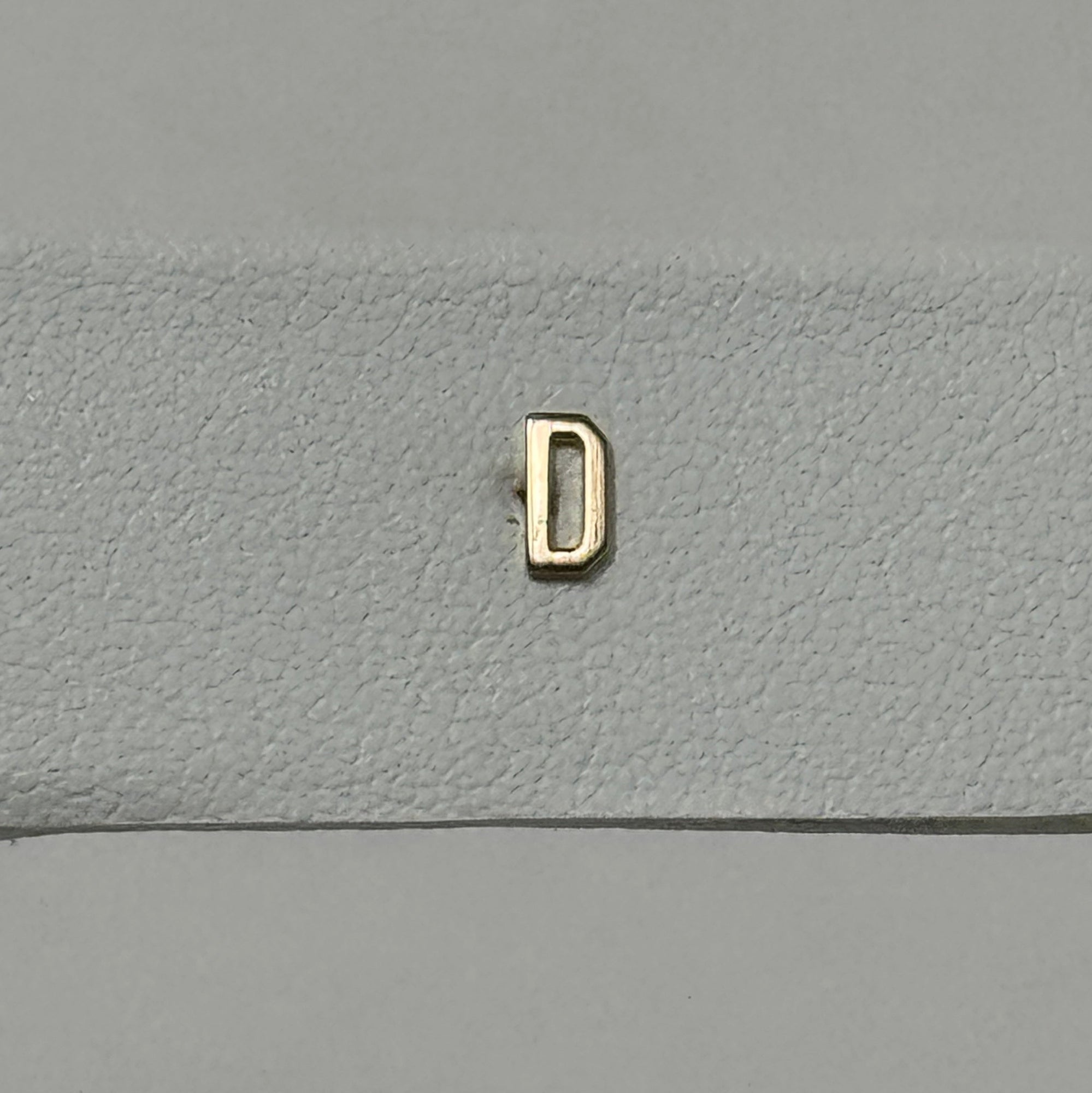 Tiny Initial Earring | 10K Yellow Gold
