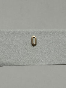 Tiny Initial Earring | 10K Yellow Gold