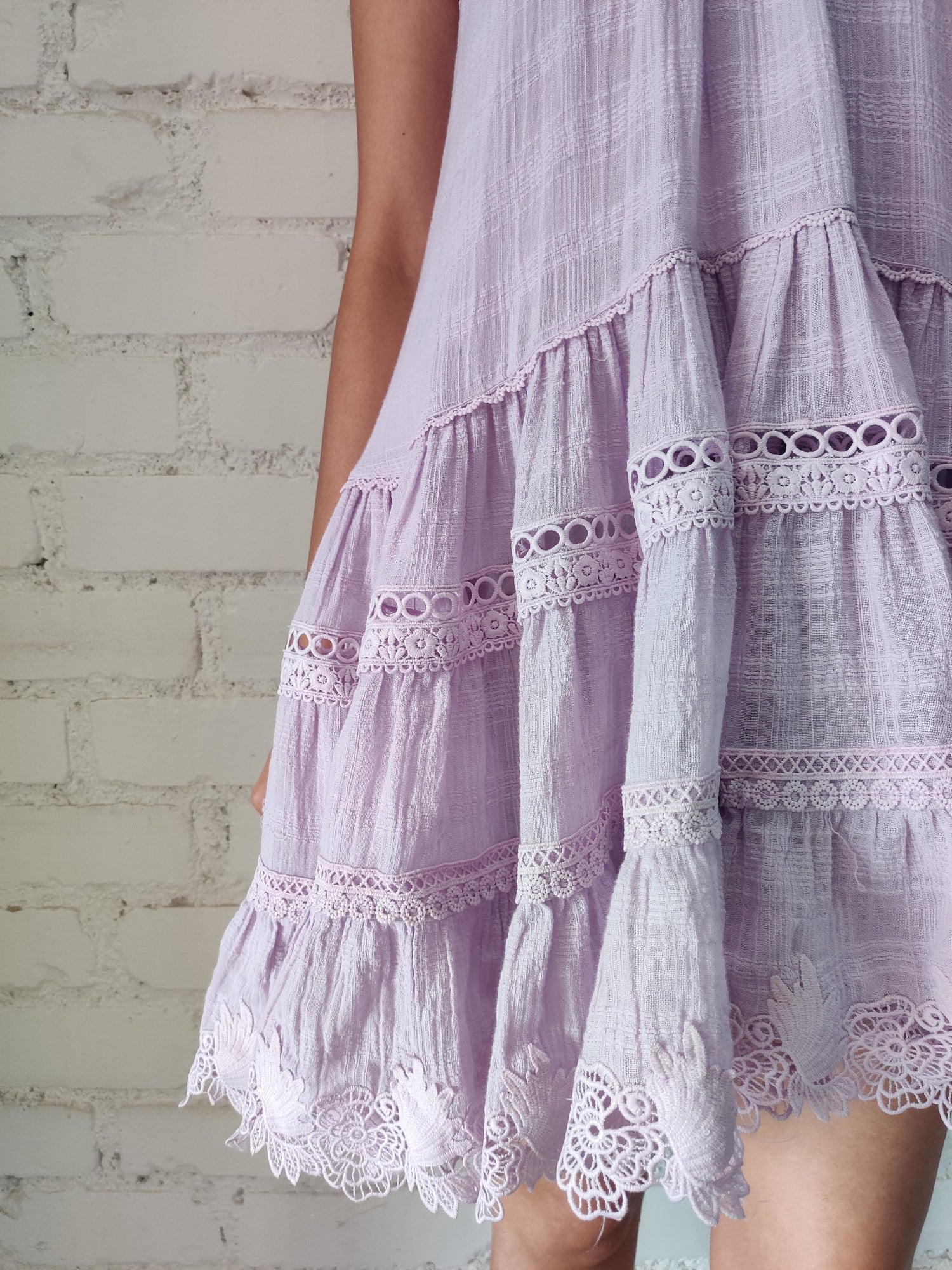 Hemant & Nandita | Mara Short Dress | Lavender