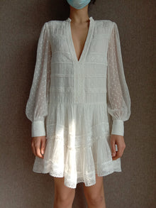Rococo Sand | Trya Short Dress | White