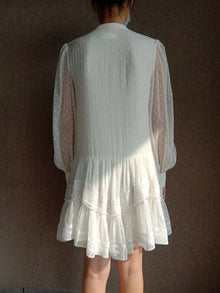 Rococo Sand | Trya Short Dress | White