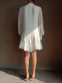 Rococo Sand | Trya Short Dress | White