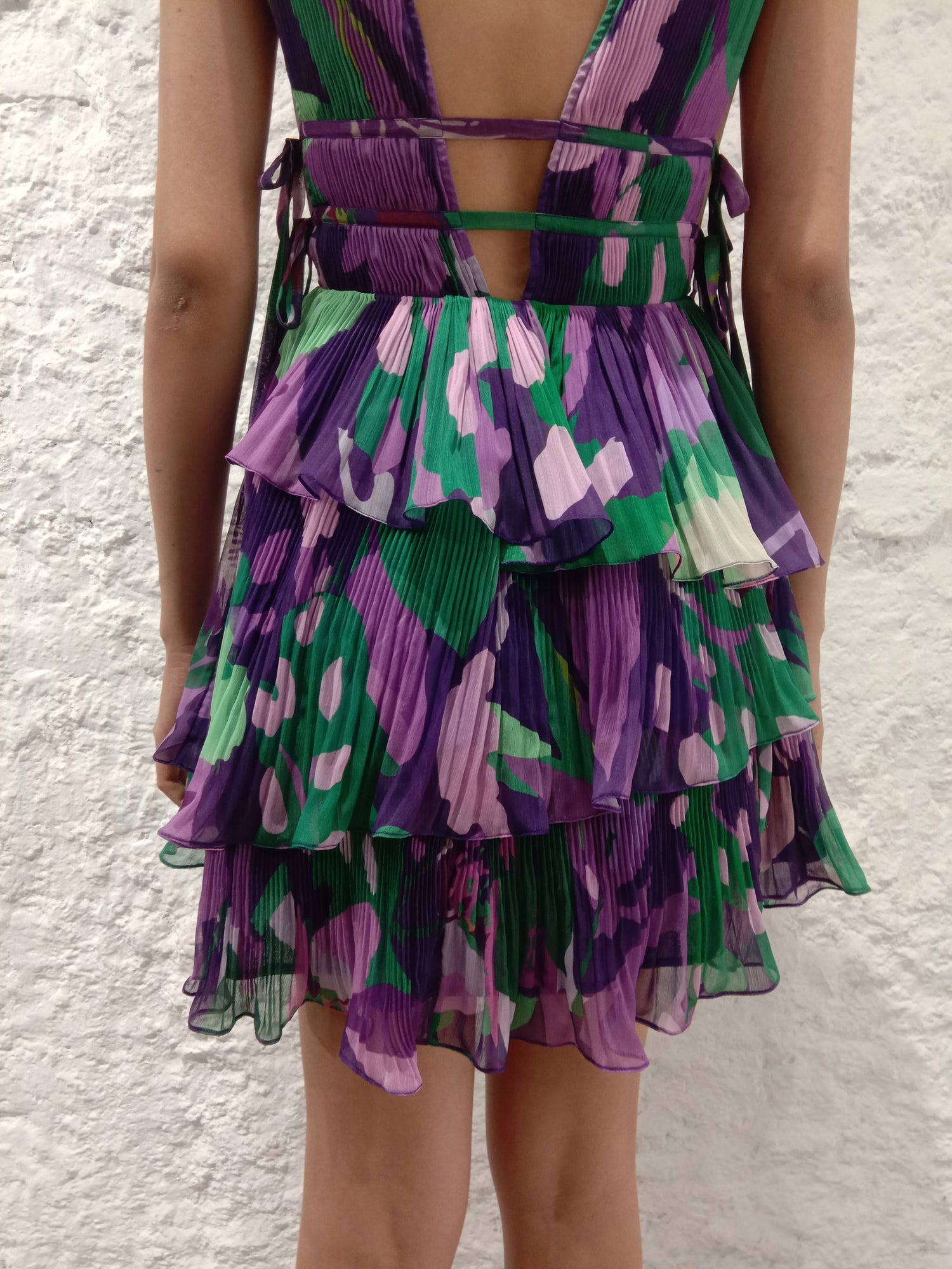 Rococo Sand | Aerin Short Dress | Navy Multi