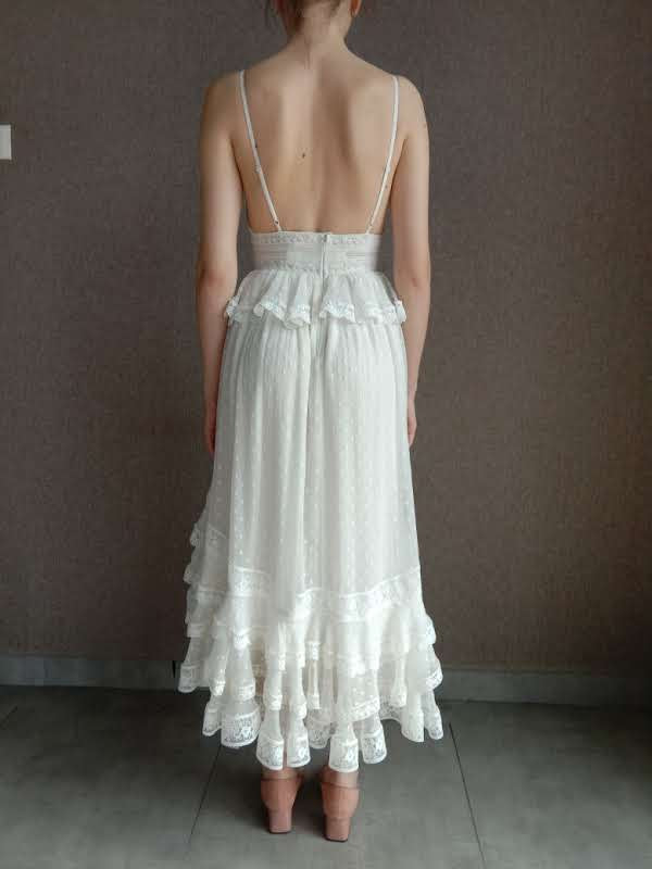 Rococo Sand | Tyra Long Dress | White