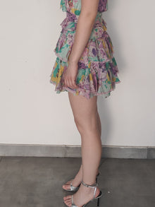 Rococo Sand | Ivy Short Skirt | Butter Yellow/Lavender