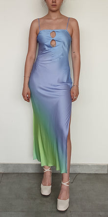 Rococo Sand | Midi Dress | Blue Ombre