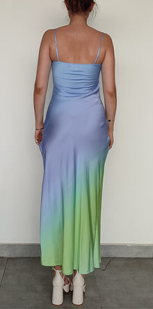 Rococo Sand | Midi Dress | Blue Ombre