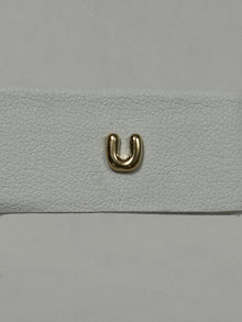 Tiny Bubble Tea Stud | 10K Yellow Gold