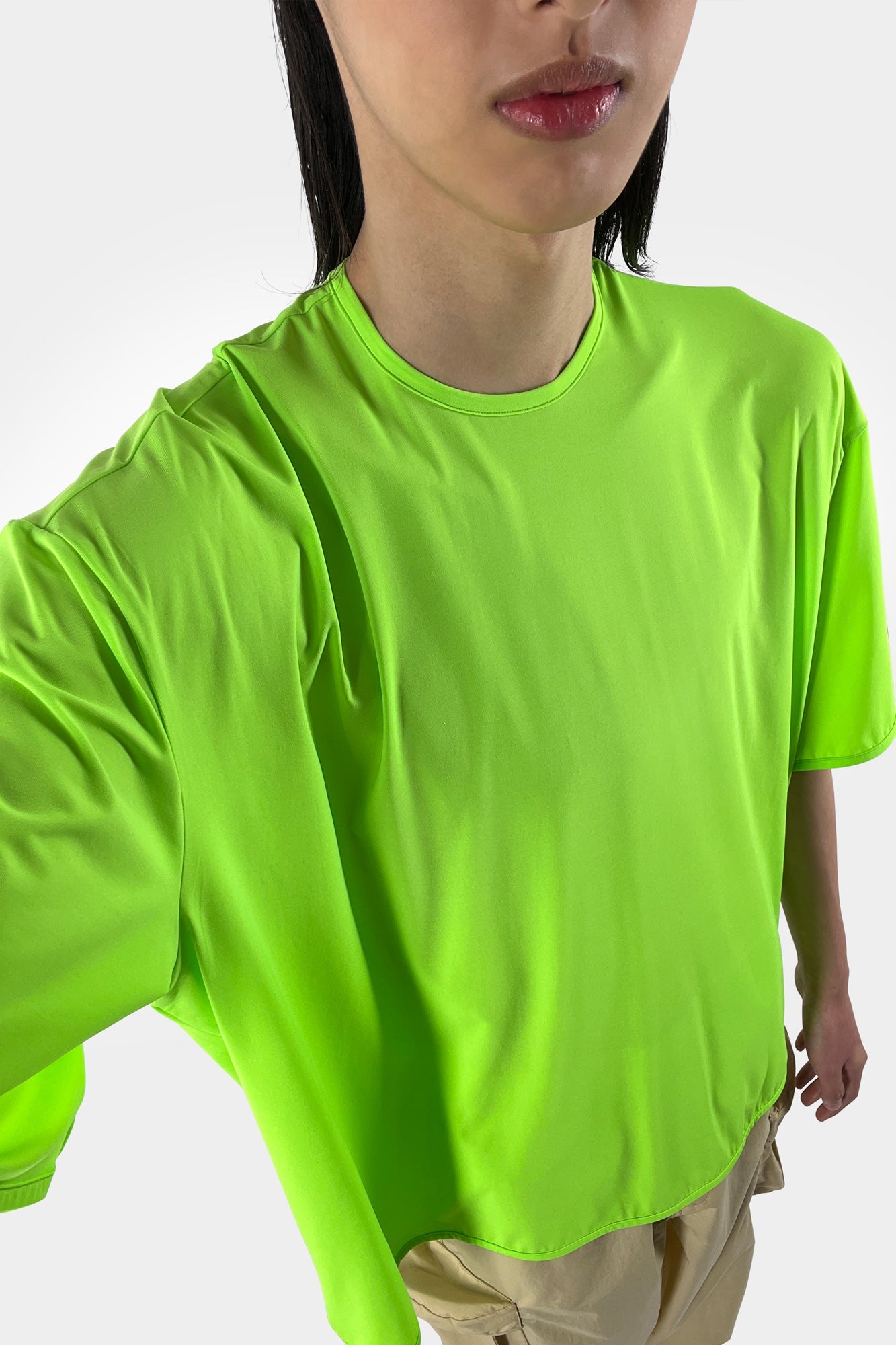 Men | Allover Logo T-Shirt | Fluo Green
