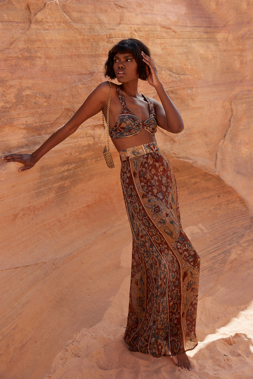 Iris Skirt | Ornamental Floral