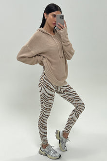 The Upside | Abbey Knit Hoodie | Pebble