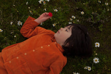 Unisex | Organic Cotton Velvet Jacket | Raw Sienna