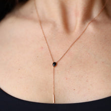 Women | Spinel Stillwater Lariat | 14k Rose Gold – Lavender Spinel