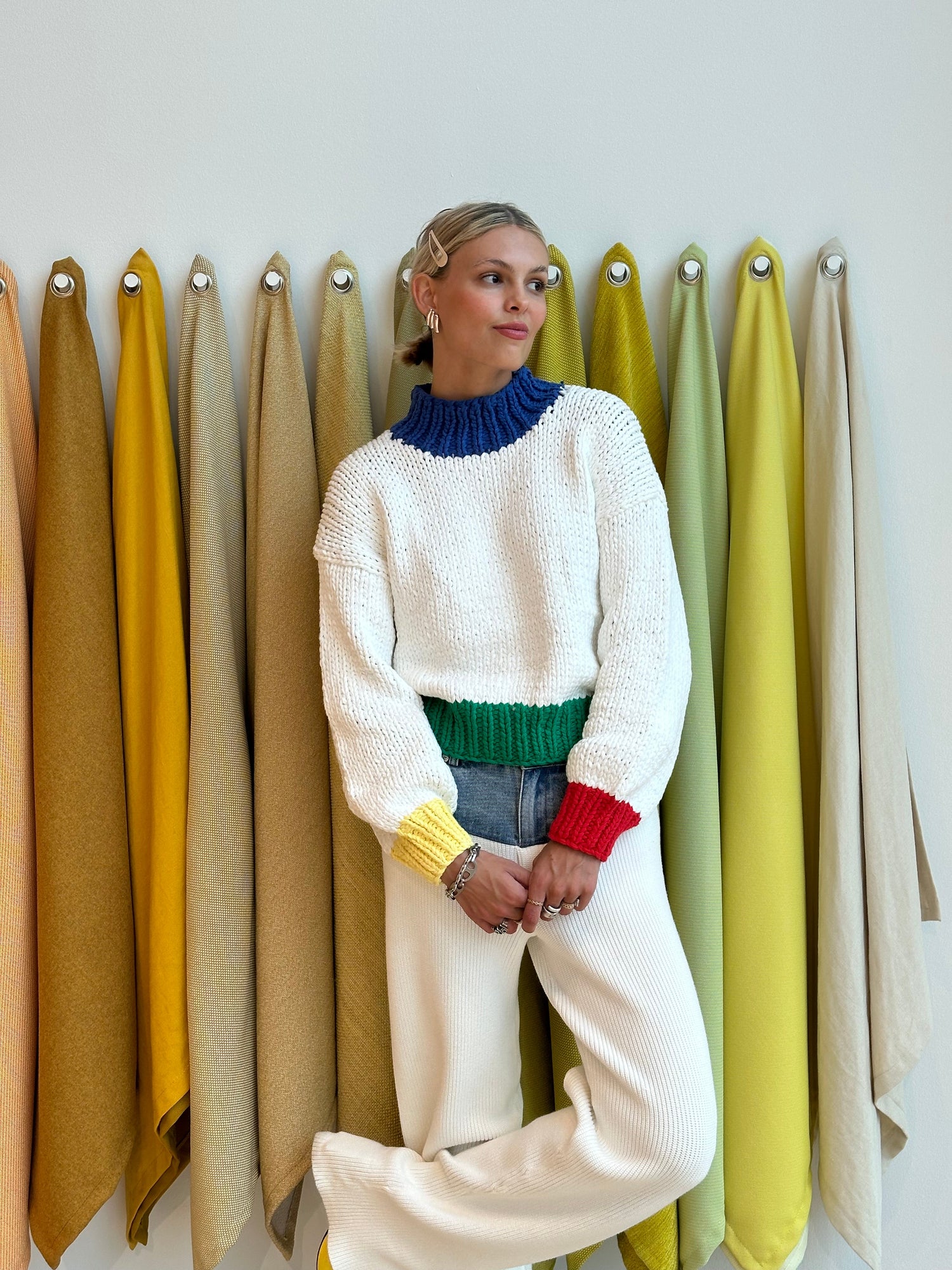 Womens | Zora Chunky Sweater | Primary