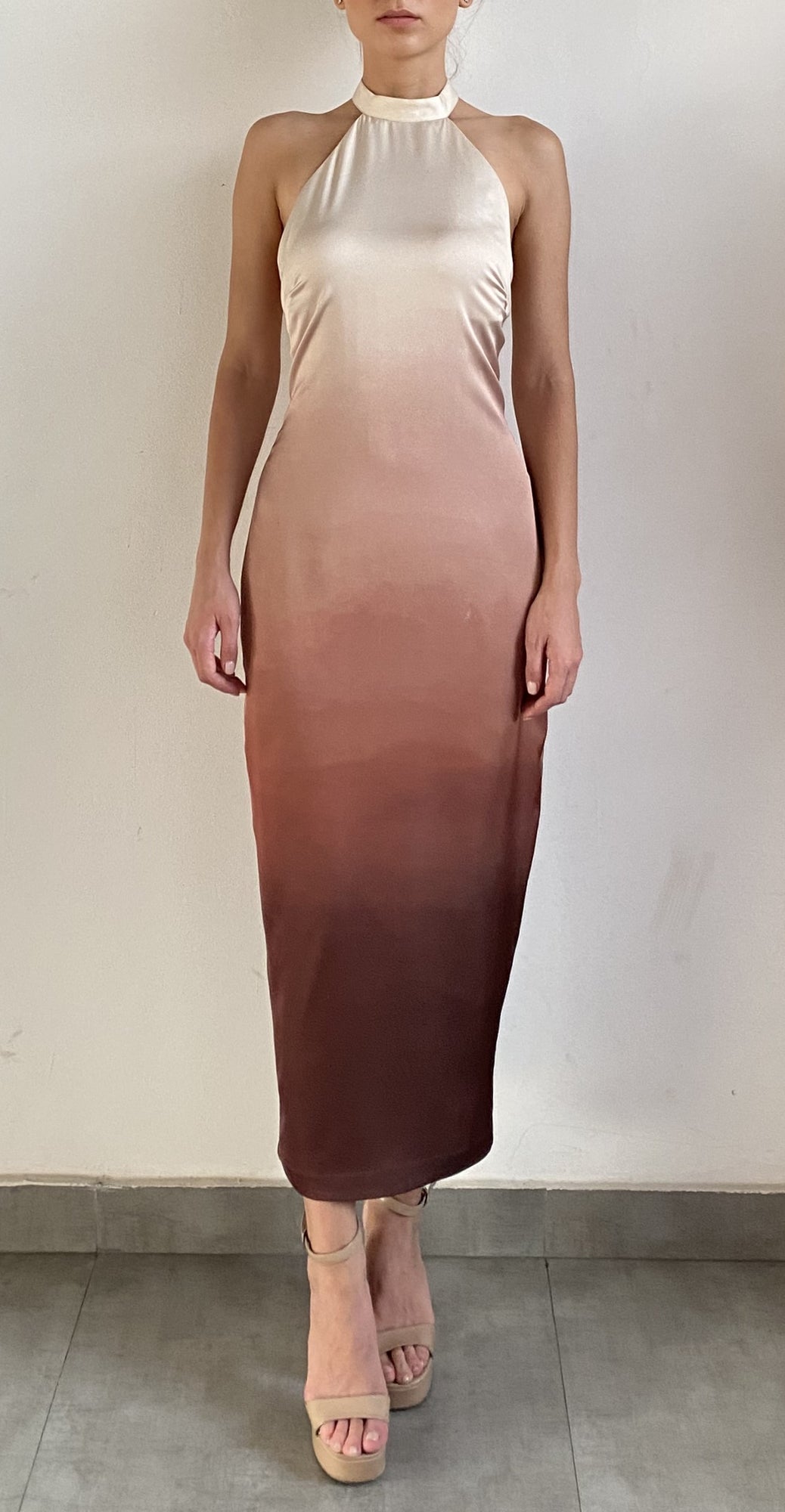 Rococo Sand | Kara Midi Dress | Ombre