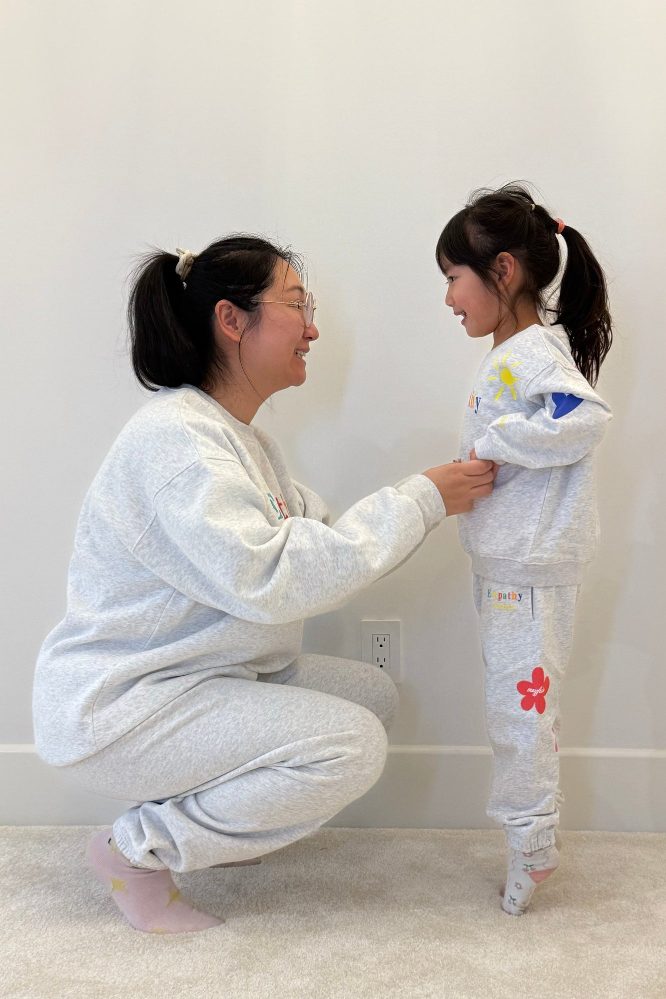 Empathy Always Mini Sweatpants | Grey