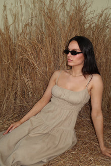 Scrunchie Midi Dress | Safari