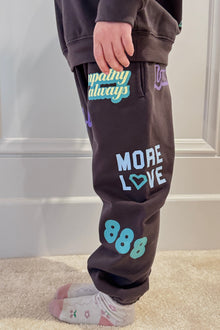 Affirmations Mini Sweatpants | Charcoal