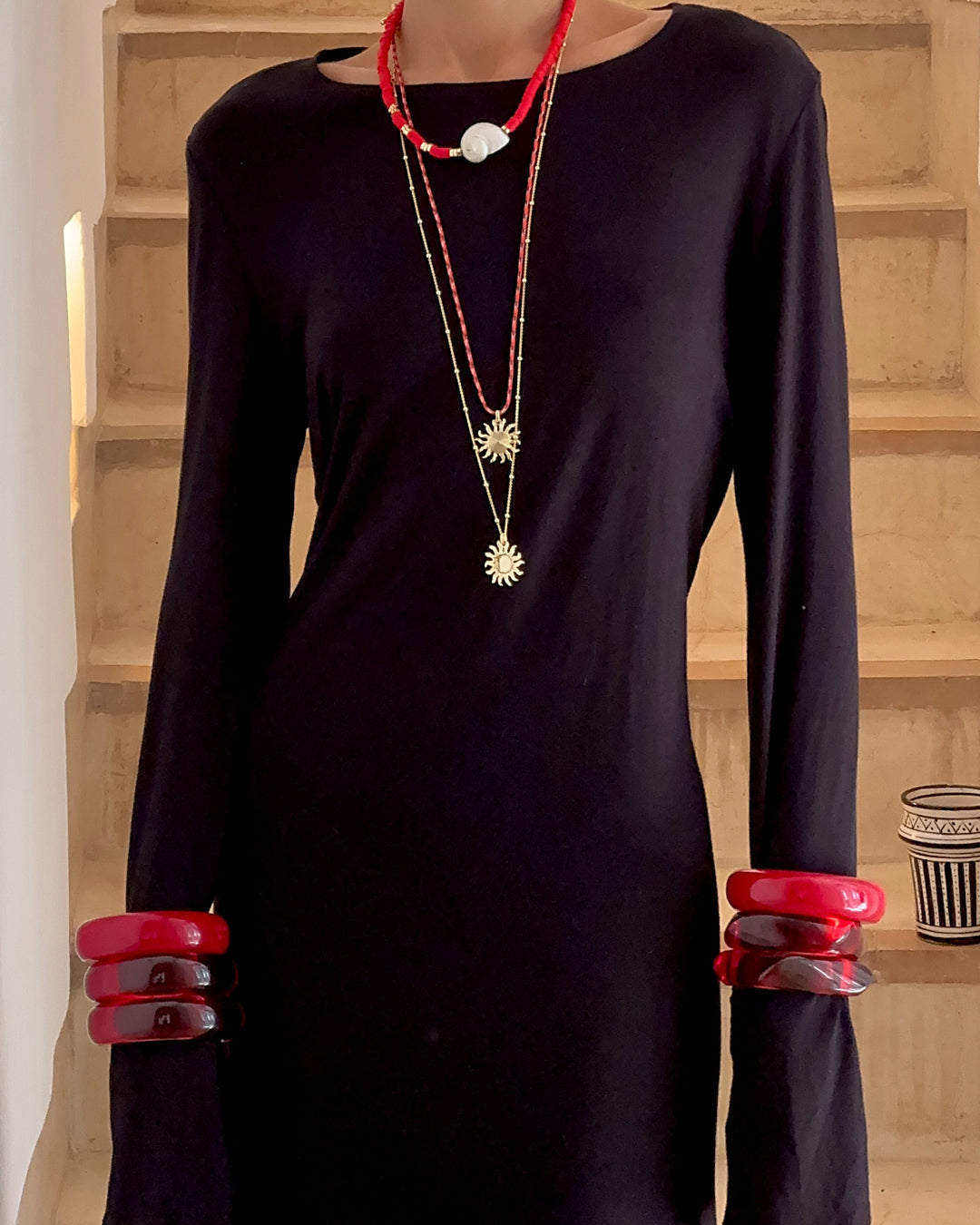 The Ibiza Sun Necklace | Silver