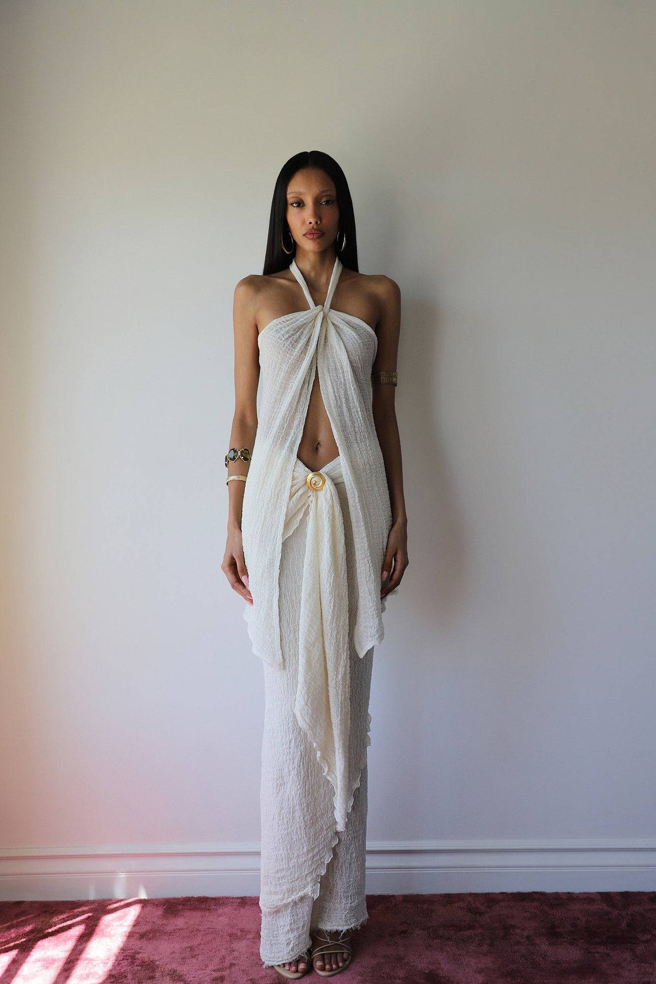 Amara Wrap Skirt | Cream