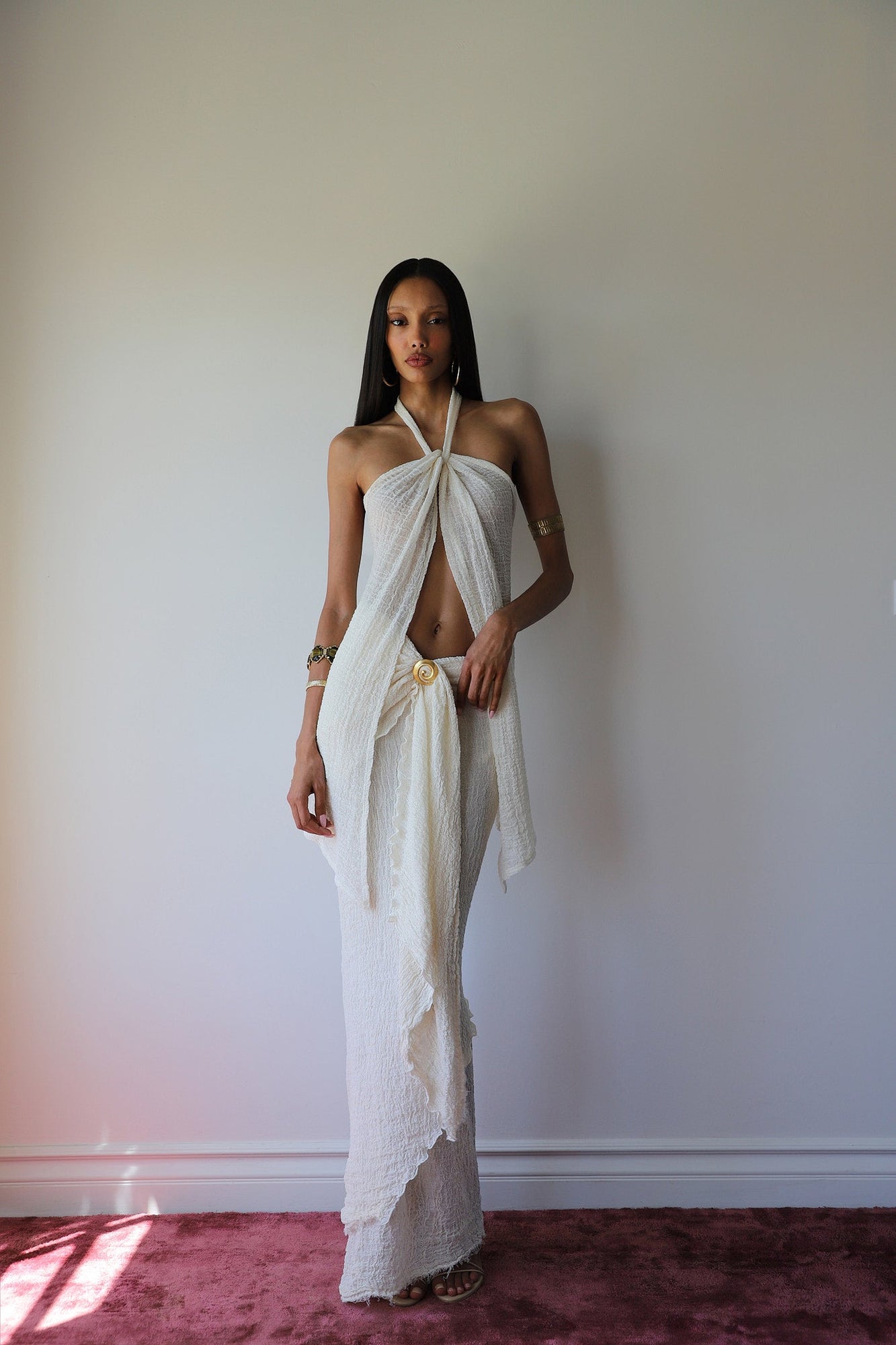 Amara Wrap Skirt | Cream