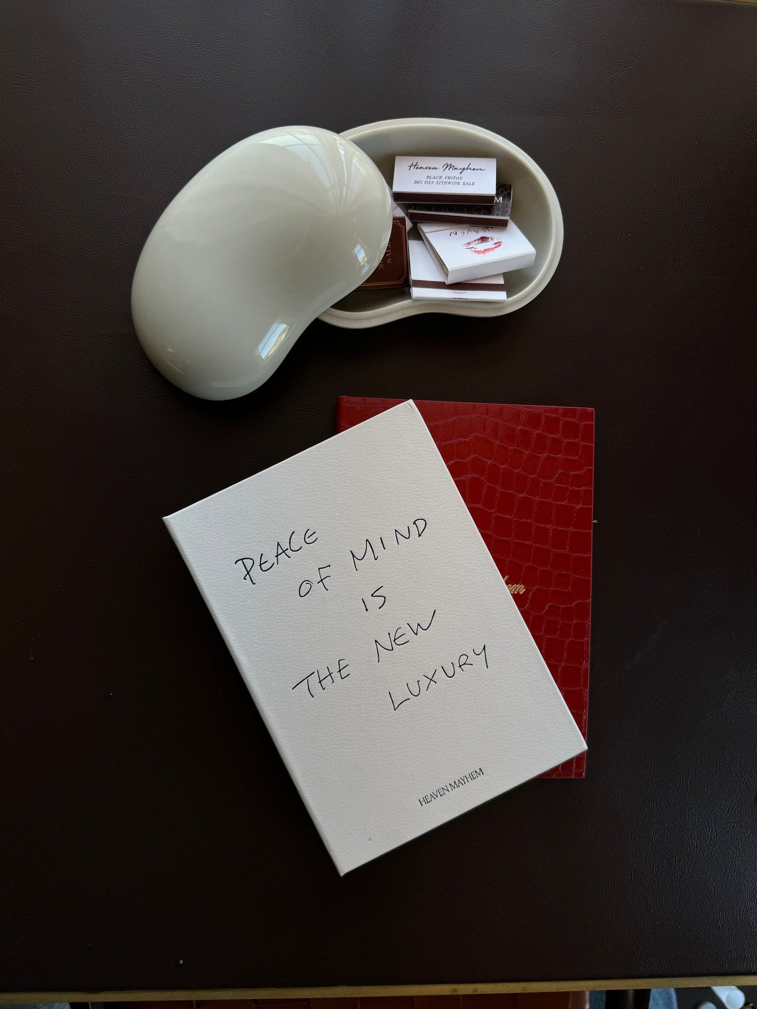 Peace Of Mind Journal | White