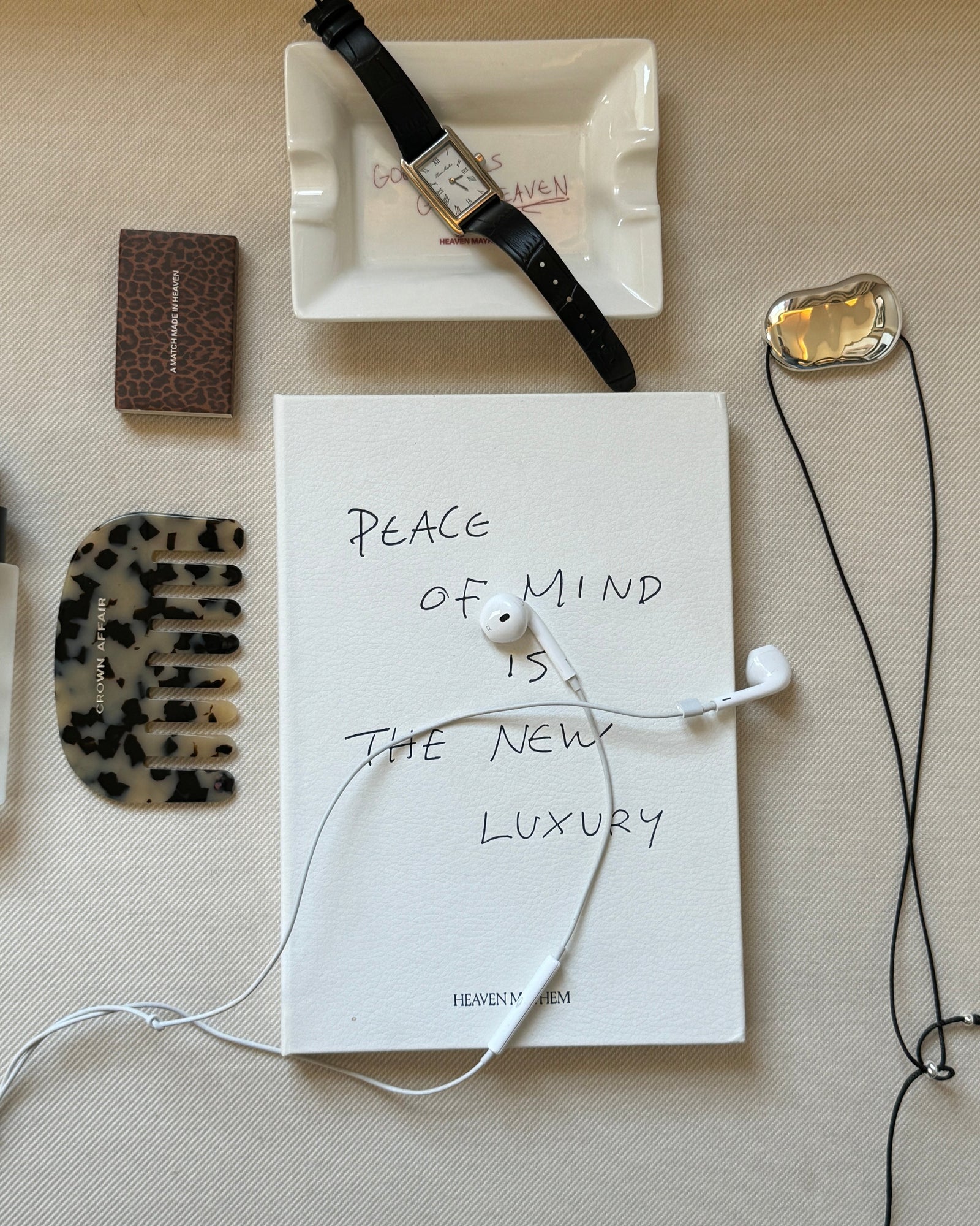 Peace Of Mind Journal | White