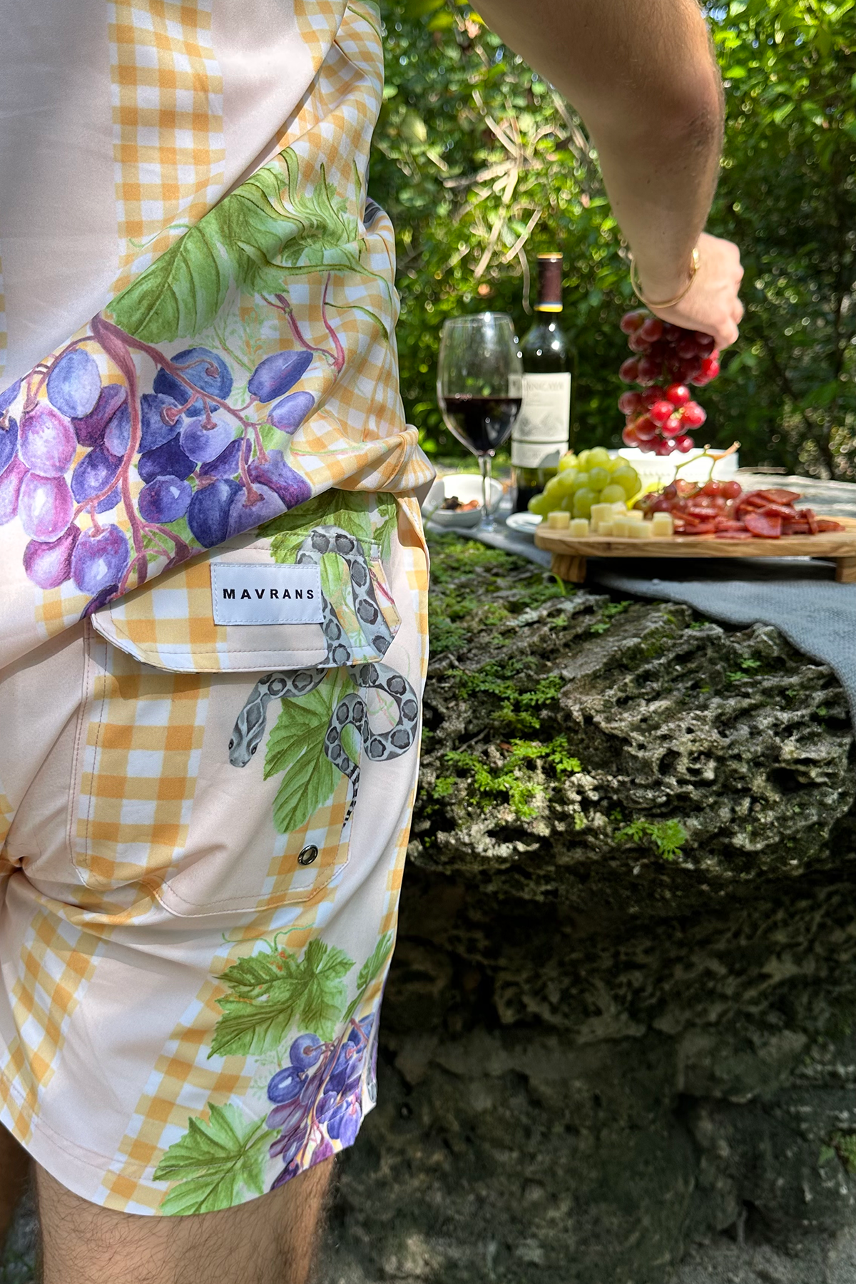 Vino Swim Short | Yellow