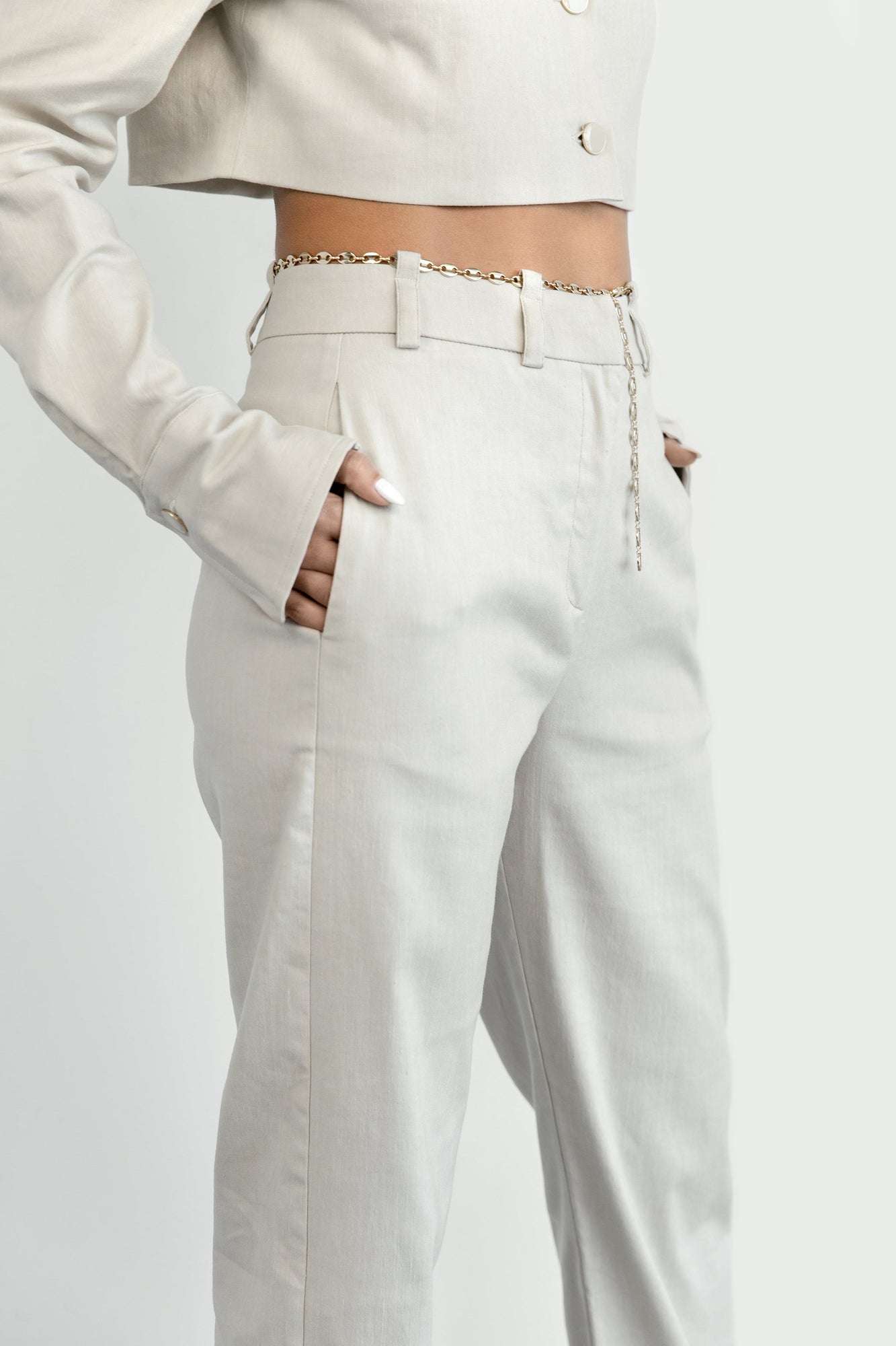 Womens | Cannes Pant | Ecru