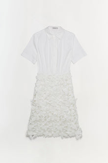 Womens | Colette Applique Midi Dress | White