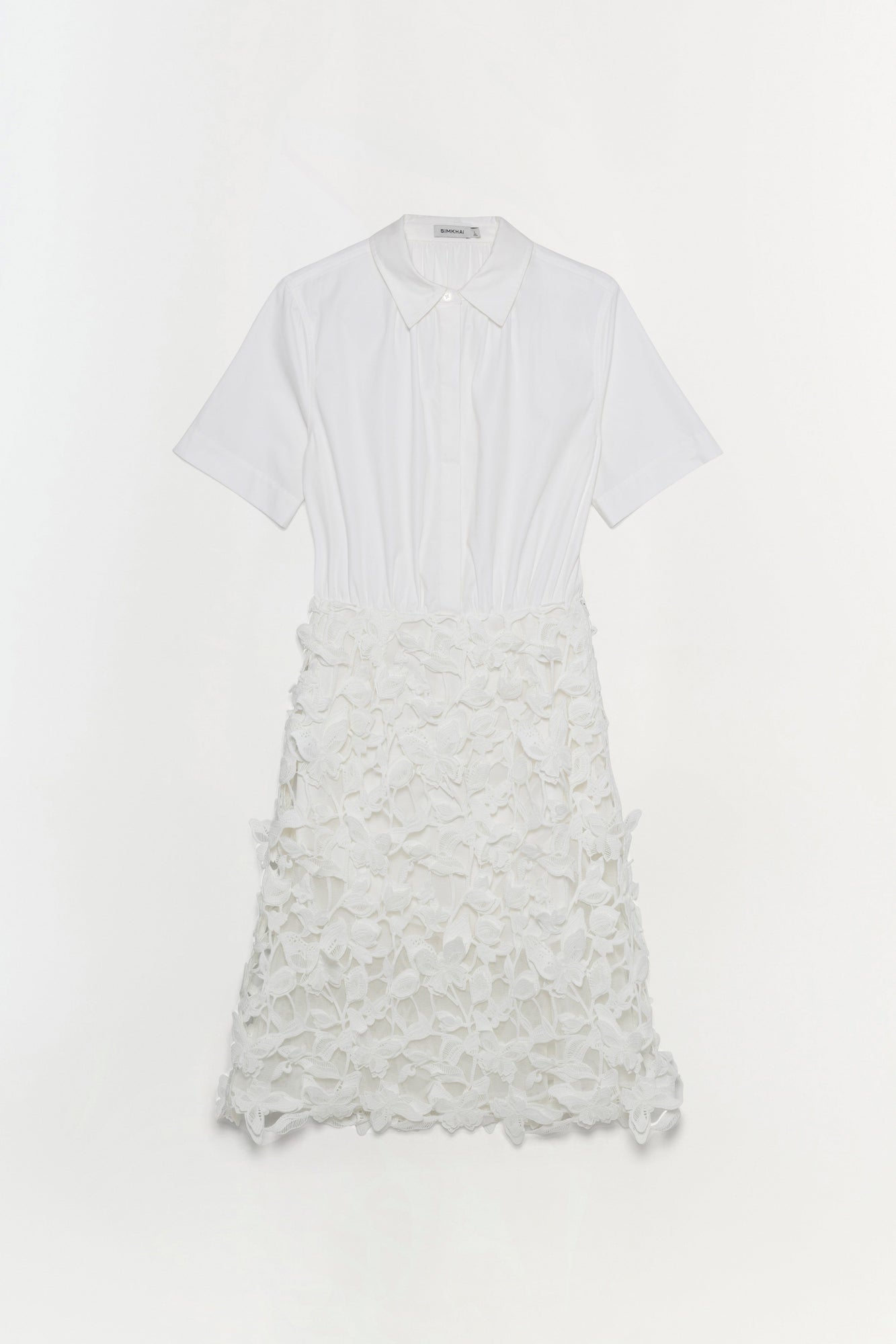 Womens | Colette Applique Midi Dress | White