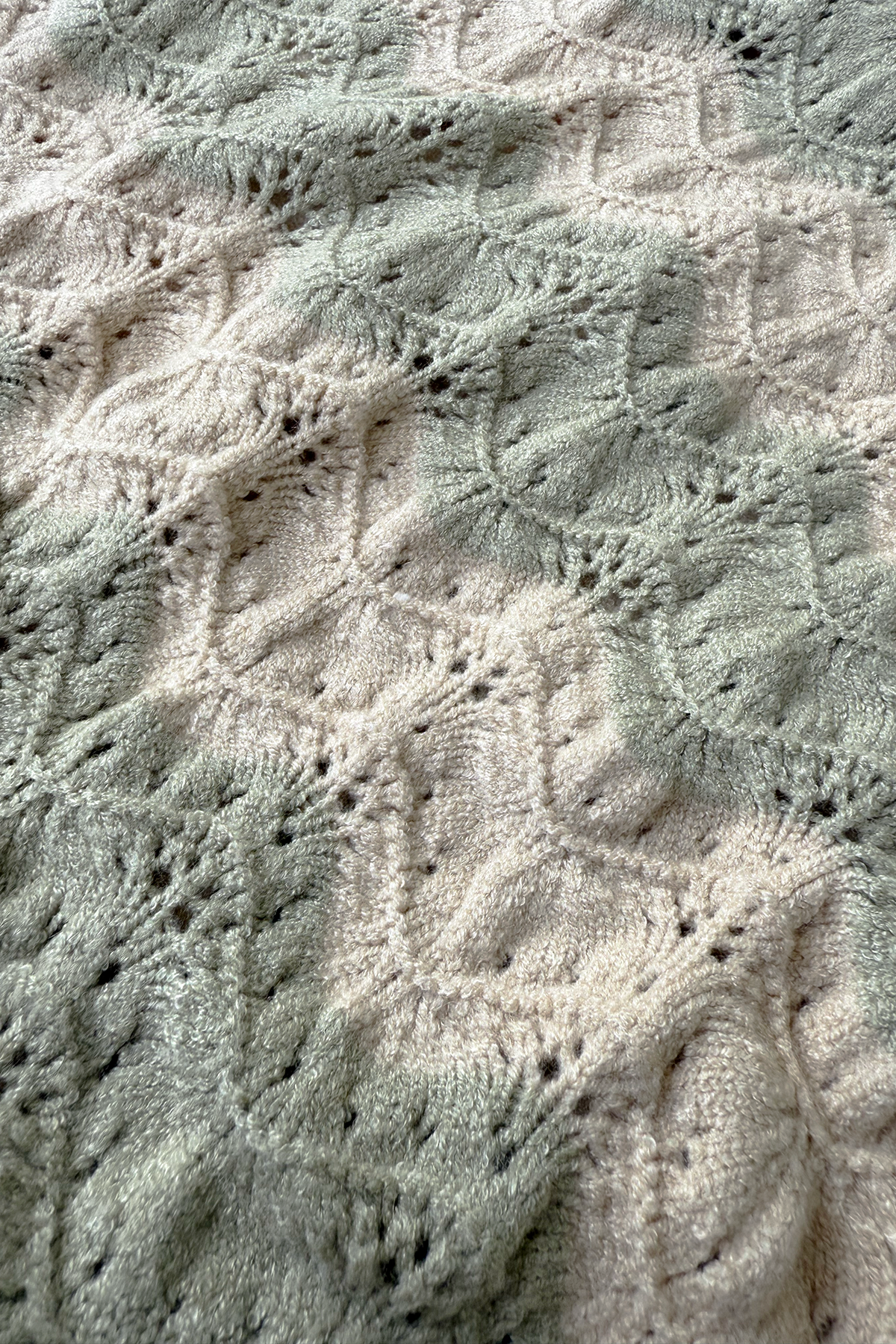 Wavy Knit Shirt | Beige