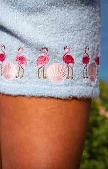 Beach House Boucle Short | Blue