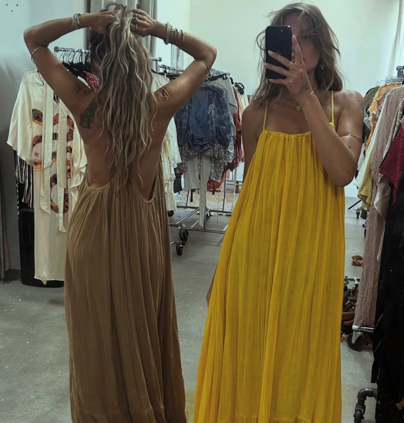 Krishna Maxi Dress | Deep Gold