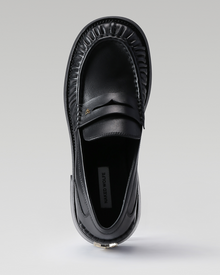 Womens | Fuse Leather Loafer | Black