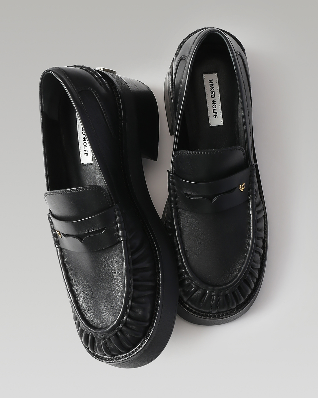 Womens | Fuse Leather Loafer | Black
