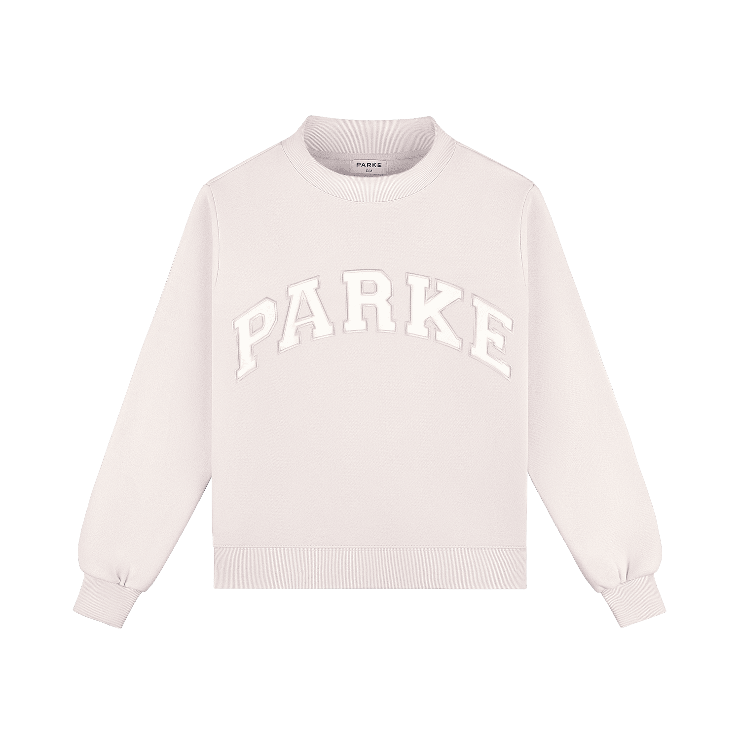 Varsity Mockneck | Lilac/White
