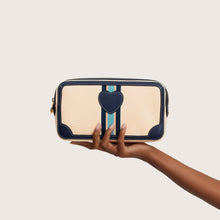 Small Pouch | Sapphire & Natural